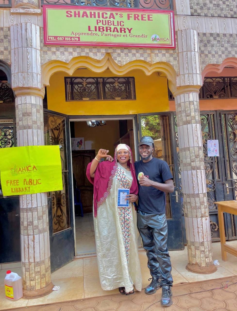 The SHAHICA Free Public Library building in Foumban